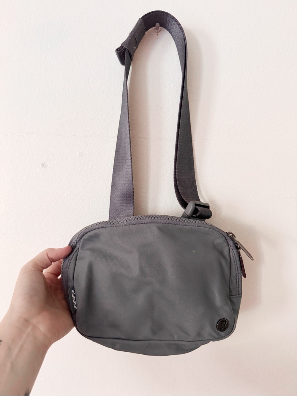 Lululemon Gray Crossbody Belt Bag